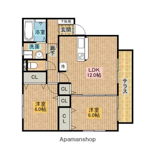SORA【1階】の間取り