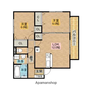 SORA【2階】の間取り