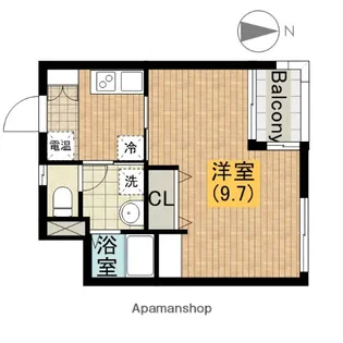 エヌエムトラントアン【3FC号室】の間取り
