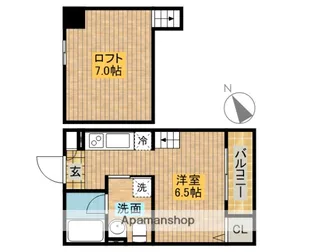 プランドールUG【101号室】の間取り