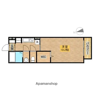 メゾンけやき【102.号室】の間取り