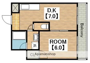 パーク大浜【7階】の間取り