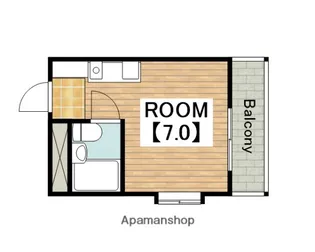 パセオ梅北【304号室】の間取り
