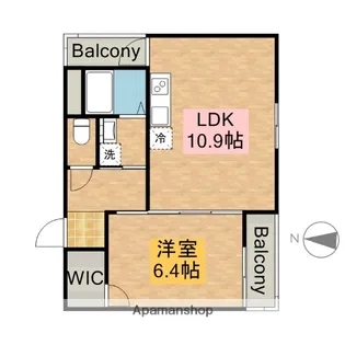 フジパレス東三国ヶ丘EAST【3階】の間取り