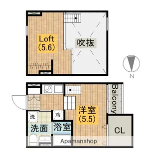 スペランツァ堺【101号室】の間取り