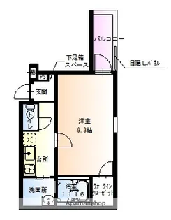 フジパレス堺南長尾Ⅰ番館【1階】の間取り