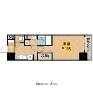 FUTURE宿院【203号室】の間取り