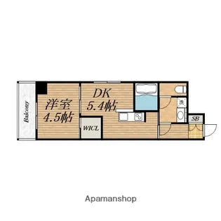 SOAR堺綾之町【3階】の間取り