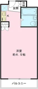 エルベコート泉大津【101号室号室】の間取り