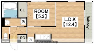 シエロ ベラーノ【2階】の間取り