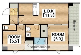 プレステージ9番館【801号室】の間取り