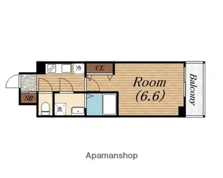 RAYSPRODUCT西住之江ADAMU【8階】の間取り