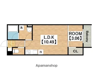 ラウレア浜寺【2階】の間取り