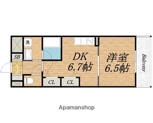 鈴の音(AP)【3階】の間取り