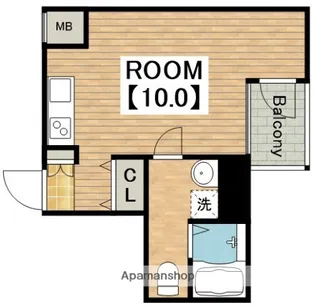 VITA NUOVA 堺(ビタノーバ堺)【1001号室】の間取り
