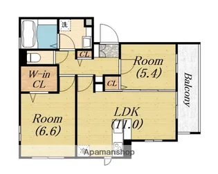 グラン ソレイユ【3階】の間取り