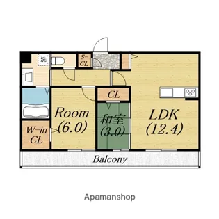 ムーランアヴァン D棟【2階】の間取り