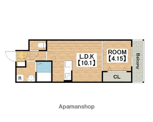 FREEDOM RESIDENCE堺大小路【10階】の間取り
