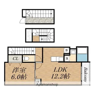 サウスレジデンス ミヤビ【3階】の間取り
