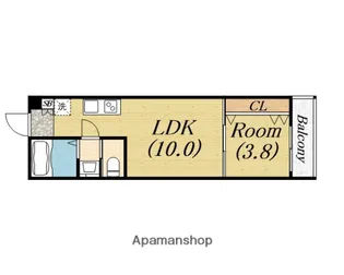 ディレットーレ堺東【1階】の間取り