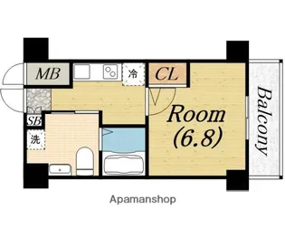 エルプレイス堺【15階】の間取り