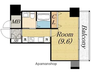 エルプレイス堺【4階】の間取り