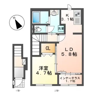 エテルネル8【2階】の間取り