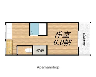 諏訪ノ森アパート【2階】の間取り