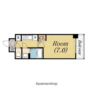 Alivis堺浜寺【10階】の間取り