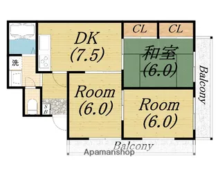 リサ鳳【1階】の間取り