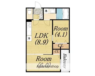 F ASECIA FERNANA【2階】の間取り