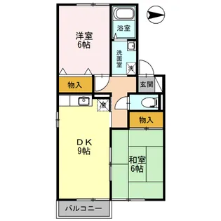 サンハイムC棟【2階】の間取り