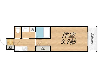 ヒカルサ堺市文珠橋通りⅠ【2階】の間取り