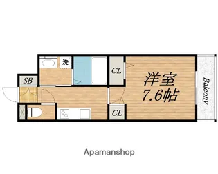 ヒカルサ堺市文珠橋通りⅠ【2階】の間取り