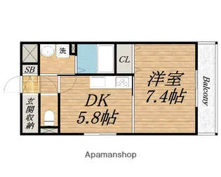 和ハウスⅡ【3階】の間取り