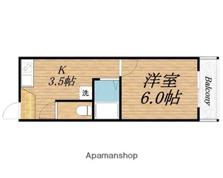 石津町東Bハイツ【2階】の間取り