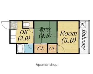 グリーンリッジ堺【1階】の間取り