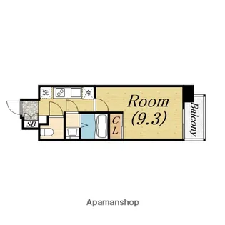 GLUCK MAISON S−SAKAI XVI【2階】の間取り