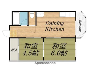 大栄マンション【2階】の間取り