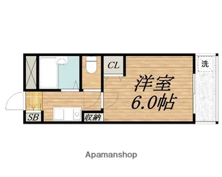 1Kの間取り画像