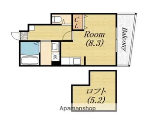 あんしん+北条町08-4004【1階】の間取り