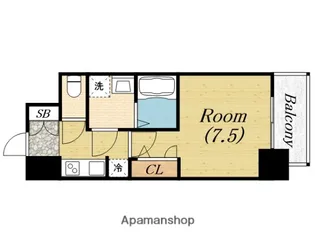 S-RESIDENCE堺浜寺broad【10階】の間取り