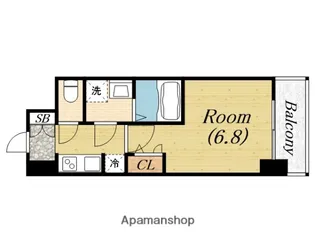 S−RESIDENCE堺浜寺BROAD【3階】の間取り