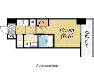 1Kの間取り画像