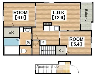 COSMOS【2階】の間取り