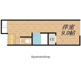 石津アパート【1階】の間取り