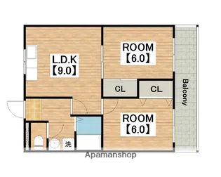アーベインコート【3階】の間取り