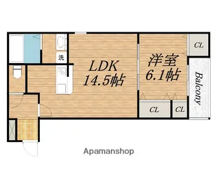 フジパレス堺大浜中町Ⅴ番館【1階】の間取り
