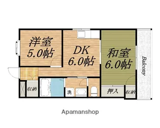 コークサンハイツ【2階】の間取り
