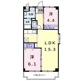 エミネンス深井【2階】の間取り